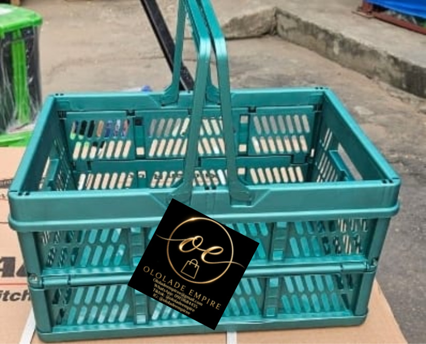 Foldable Plastic Storage Basket / Crate