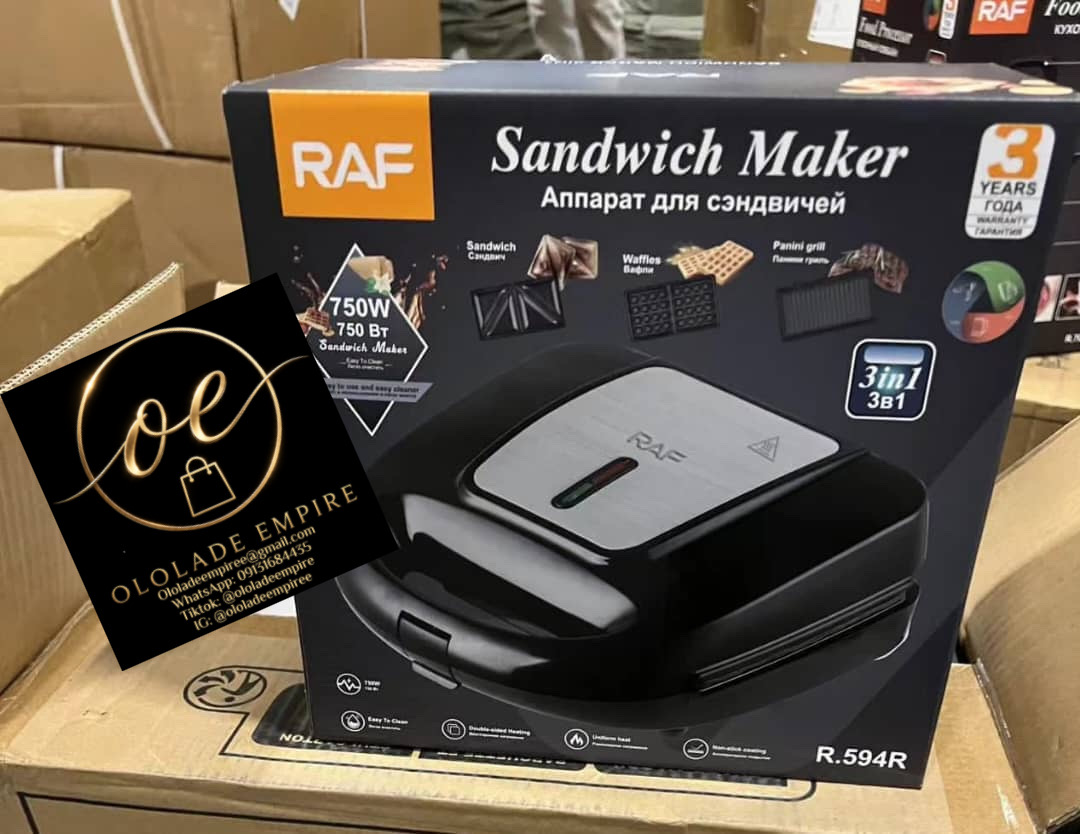 3-in-1 Sandwich & Waffle Maker