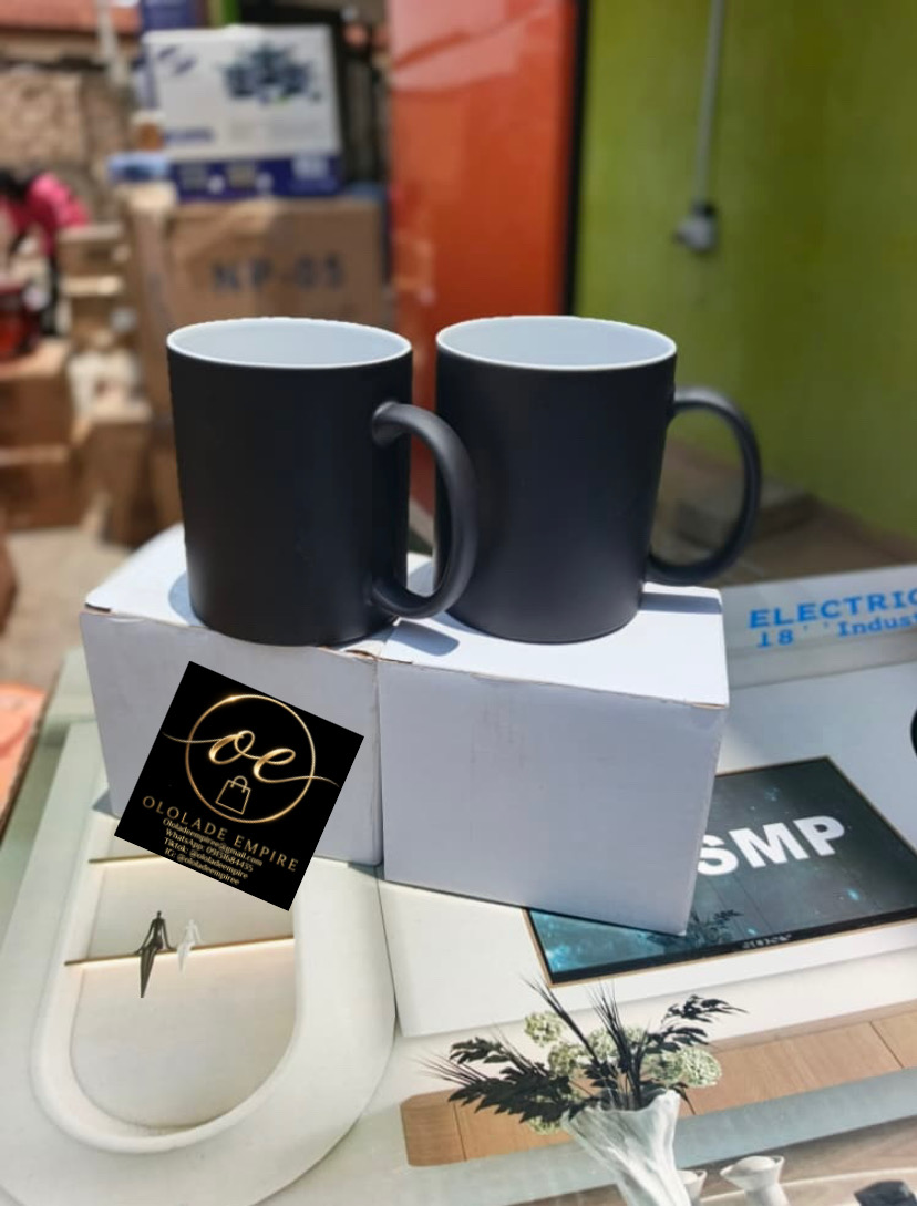 Matte Black Ceramic Coffee Mug